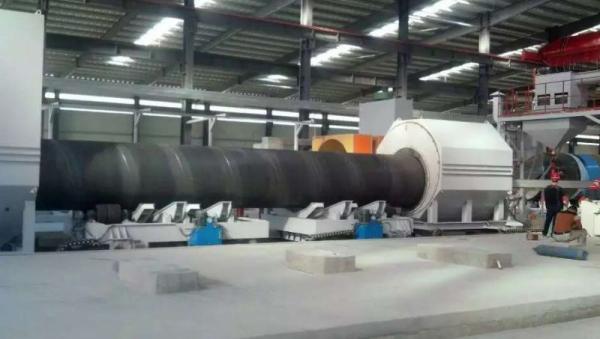 internal Pipe Blasting Equipment Line Of Production For PE Pipe Coating Tapes