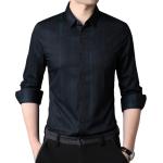 DRESS SHIRTS Custom Formal Shirt For Men Polyester Cotton Long-Sleeved Slim