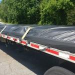 610gsm PVC Truck Tarpaulin Waterproof Fabric PVC Coated Tarpaulin Steel Tarp