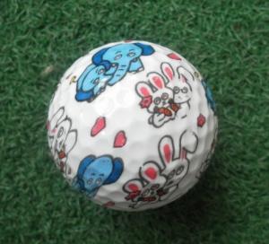 Wholesale logo golf ball with rabbit and elephant , golf ball from china suppliers