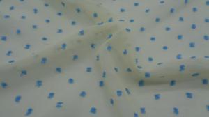 Wholesale Dyed 56G Woven Cut Flower DOT Chiffon Fabric 150Cm 100% Polyester from china suppliers