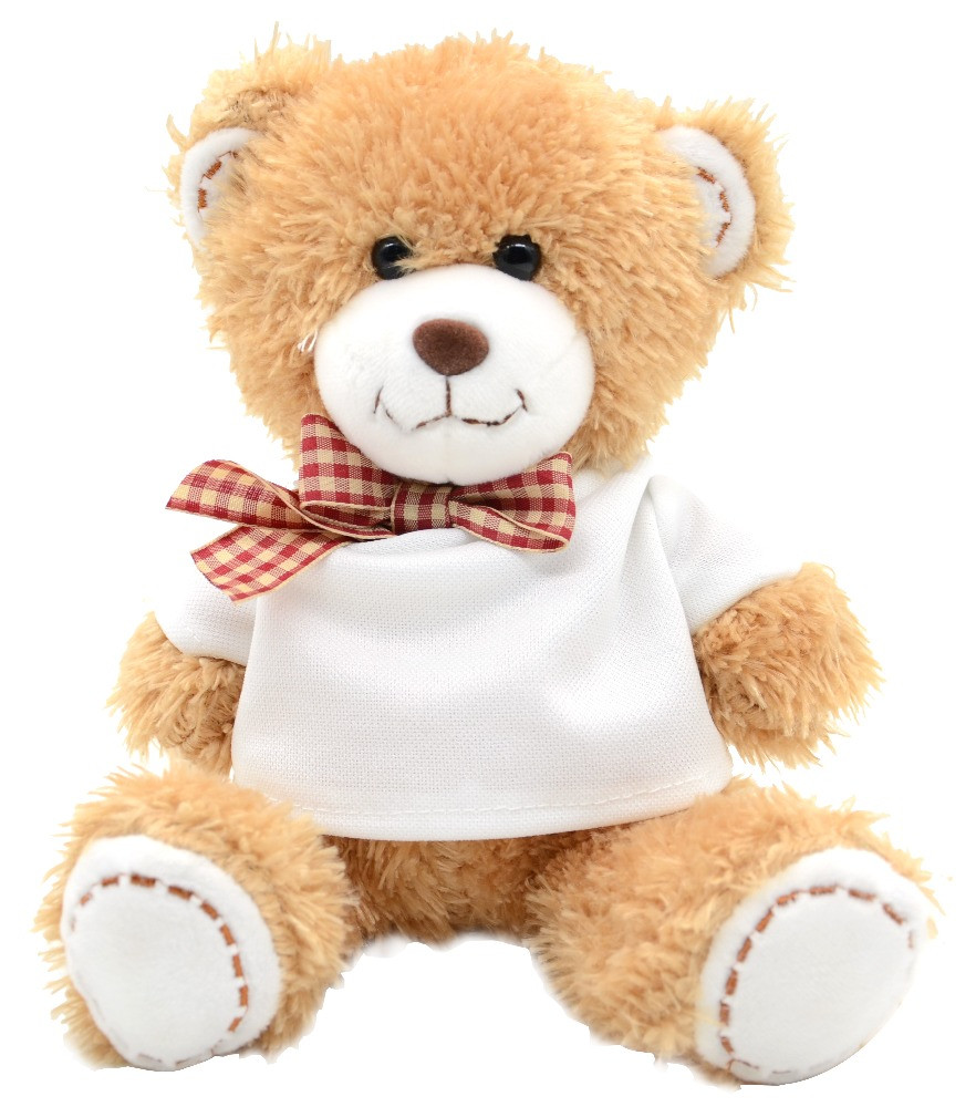 Quick Rebound 20cm Hoodie Bow Teddy Bear Plush Toys For Children
