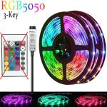 5m RGB Strip Light Set 24 keys Bluetooth 5V RGB SMD 5050 LED IP20 Color