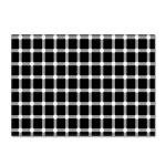 New 3D three-dimensional large carpet door mat, black and white vortex living