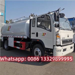 China Good price HOWO 10000 Liters Oil Refilling Truck 10m3 Mobile Fuel Tanker Truck, BULK OIL TANKER TRUCK For Sale in Rwanda on sale