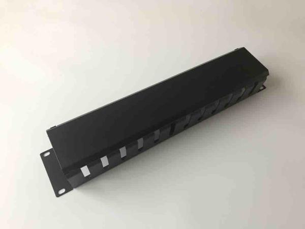 2u Horizontal Cable Management , Dustproof 19 Inch Rack Cable Management With