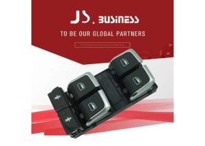 Wholesale Chrome Driver Side Window Switch Quattro Glass Lift Master Electric Switch Button from china suppliers