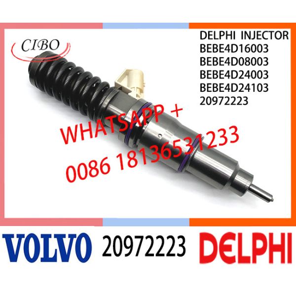 Fuel engine Diesel Injector 20972223 BEBE4D16003 BEBE4D08003 BEBE4D24003 20584347 E3.18 for VOL MD13 EURO 4 LOW POWER