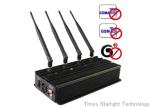 Desktop Smart Cell Phone Signal Jammer , Cellular Phone GPS WiFi Jammer