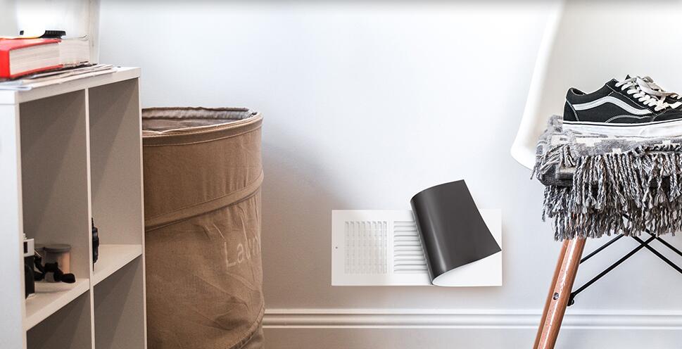 Magnetic Vent Covers 5.5" X 12" White for Floor Wall or Ceiling Vents and Air Registers