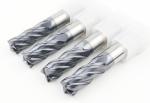 HRC58 Solid 2 Flute Tungsten Carbide Drill Bits 45 Degree