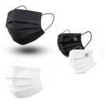 S&J Factory supply custom logo colorful black 4ply 3ply disposable face mask