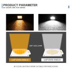 3838 SERIES Bi Color LED Chips 50W+50W 200W+200W High Power Chip 2700K 6500K For
