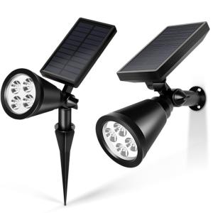 Wholesale Solar Power Supply 4 Led Spotlight Ip65 Waterproof Solar Spot Light for Outdoor Garden from china suppliers