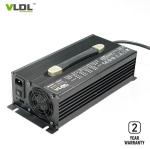 Intelligent 60V Battery Charger, 25A Portable Battery Charger With Black Silver