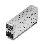 LINK-PP LP21BC01001 2x1 Port SFP+ Cage Connector External Springs