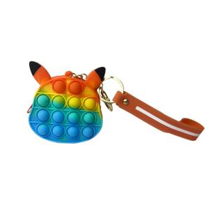 Wholesale Relieves Stress Silicone Poppet Fidget Purse , Mhc Girls Popular Fingertip Wallet Toy from china suppliers