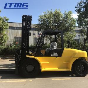China Forklift specification 10 ton capacity diesel forklift with fork positioner on sale