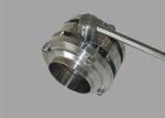 3A ASME BPE Stainless Steel Sanitary Valves Butterfly Ball Valve Simple And