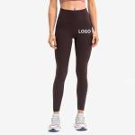 Women'S High Waist No Front Line Tight Yoga Pants 210gsm Butt Lift Workout Pants