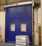 Heavy Duty Steel Structure Rapid Roller Zipper Doors with Thermal Insulation