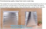 Reusable aluminium foil thermal insulation material cooler bag for picnic with