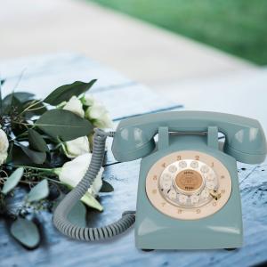 Wholesale Events Voicemail Guest Book Clear Recording Phone Audio Guest Book Blue from china suppliers