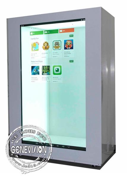 15 Inch Landscape And Portrait Transparent Display Monitor , USB Update