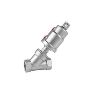 Wholesale DN25 1 Inch Y-Type Pneumatic Angle Seat Valve AS/CS-16P/R Model NO. CIF Term from china suppliers