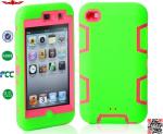 Hot Selling 100% Quality Guaranteed 3 in 1 Hybrid Silicone+PC Cover Cases For