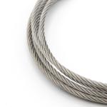 7x19 5-6mm 304 Stainless Steel Wire Rope With Teflon Coating Corrosion