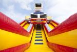 Double Lane Brandweer Commercial Inflatable Slide Waterproof Inflatable Castle
