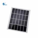 3W Portable Glass Solar Panel Charger ZW-170145 Mono Glass Paminated Solar