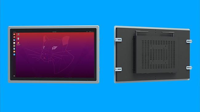 21.5-Inch Large-Format Linux Monitor for Smart City Applications and Digital Signage