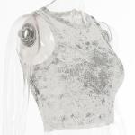 OEM maufactory European and American polyester new long -sleeved V -neck loose