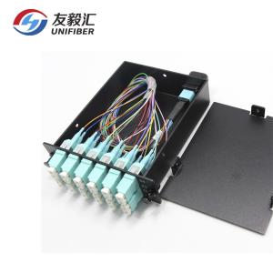 Wholesale Duplex LC 10G OM3 24fiber MPO LGX Cassette Module from china suppliers