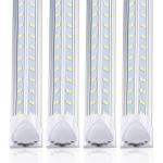 T8 5ft V Shape LED Tube 72W Integrated 6500k AC85-265V Flicker Free Triac