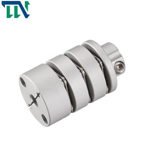 Wholesale High Torque Motor Shaft Coupling Rigid Clamp Single Step Three Diaphragm from china suppliers