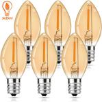 0.5 Watt C7 Night Dimmable Antique LED Bulbs For Home 2700K 50lm