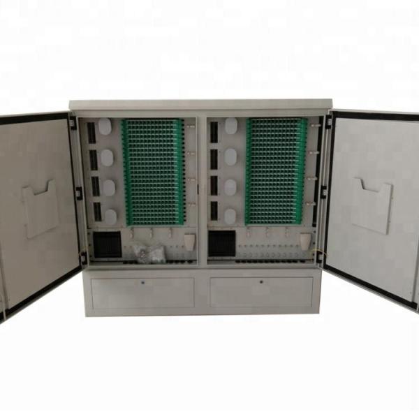 Outdoor Fiber Optic Cable Termination Boxes 576 Core Cross Connection With Two