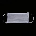 Anti Bacterial White Single Use Face Mask , 17.5cm Wide Mouth Cover Mask