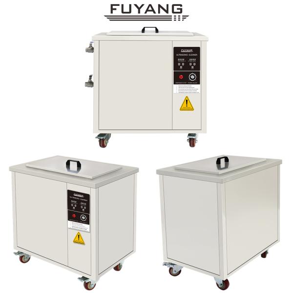 Customized Large Industrial Ultrasonic Cleaner Single Tank Casters Stainless