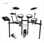 T850 mesh head wooden digital drum set 9-piece electronic drum set percussion
