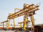 Truss Double Girder Gantry Crane Industrial A Frame Rubber Tired Electric Motors