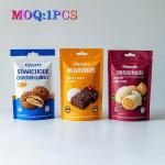 Smell Proof Zipper Mylar Bags Custom 100mg 250g 500g Chips Snack Food Edible