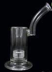 9 Inches Borosilicate Glass Bubbler Glass Bong Water Percolator Smoking Pipe