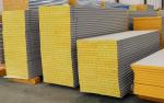 150mm Fireproof Glass Wool Sandwich Wall Panel