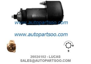 Wholesale 26024102 LRS00817 - LUCAS Starter Motor 24V 4.5KW 9T MOTORES DE ARRANQUE from china suppliers