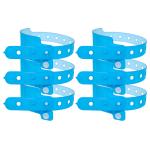 Secure Access Vinyl Event Wristbands Custom With Heat Transfer Printing