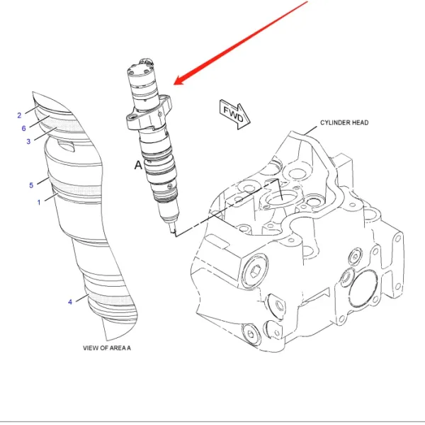 387-9427 387-9441 557-7627 Excavator Engine Parts Injector Assy C7